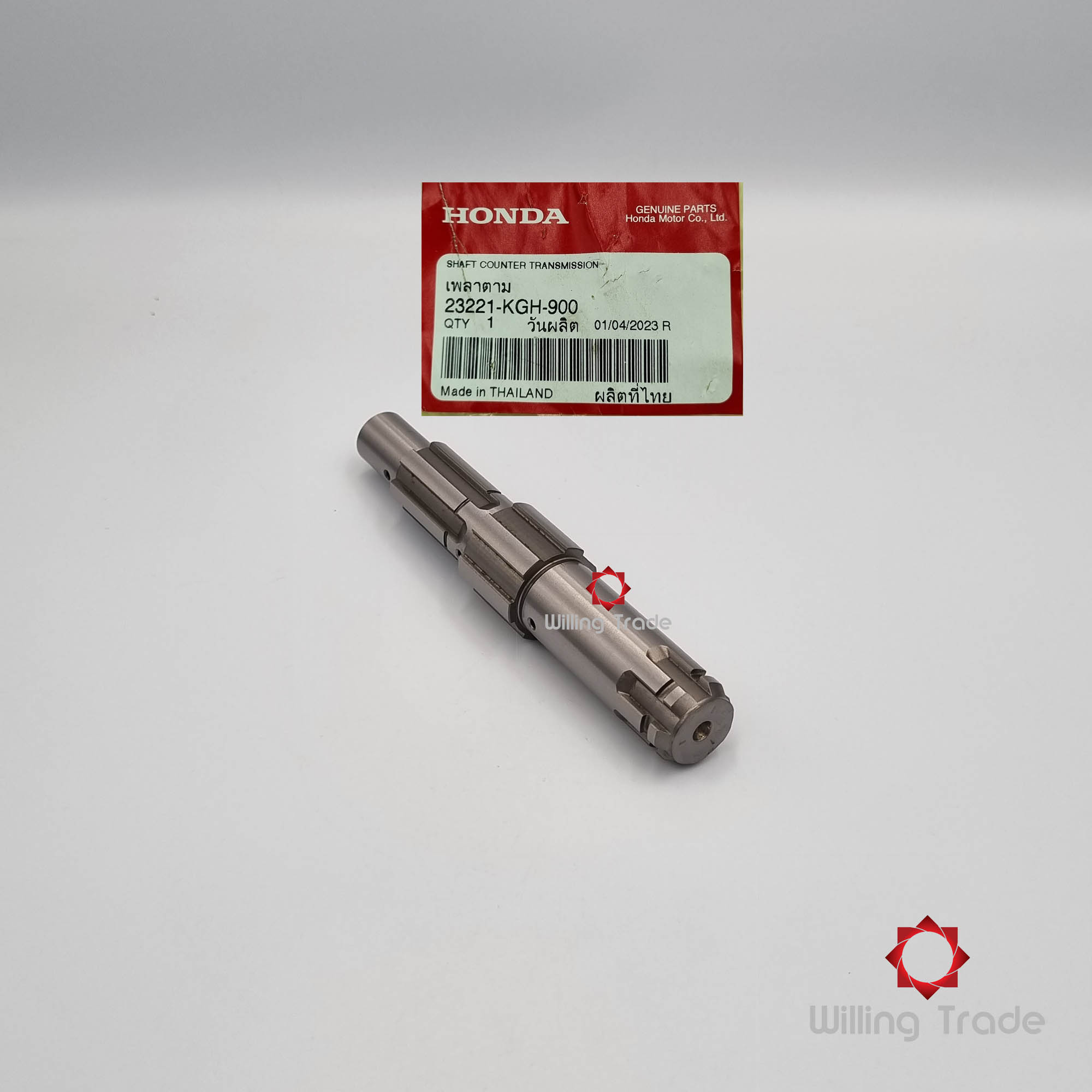 เพลาตาม, แกนราวสเตอร์หน้า (WX546) HONDA: (23221-KGH-900): SONIC NEW-OLD ... แพ๊คละ 1 ชิ้น... [แท้ศูนย์ 100%] ...กลุ่มอะไหล่ชุดเฟืองเกียร์ ... COUNTERSHAFT