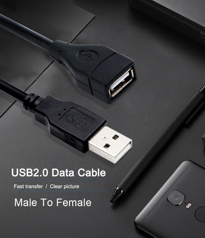 KAILE สายต่อ USB 2.0 Male to Female USB Cable ยาว 1.5m Extender (MAGENE)