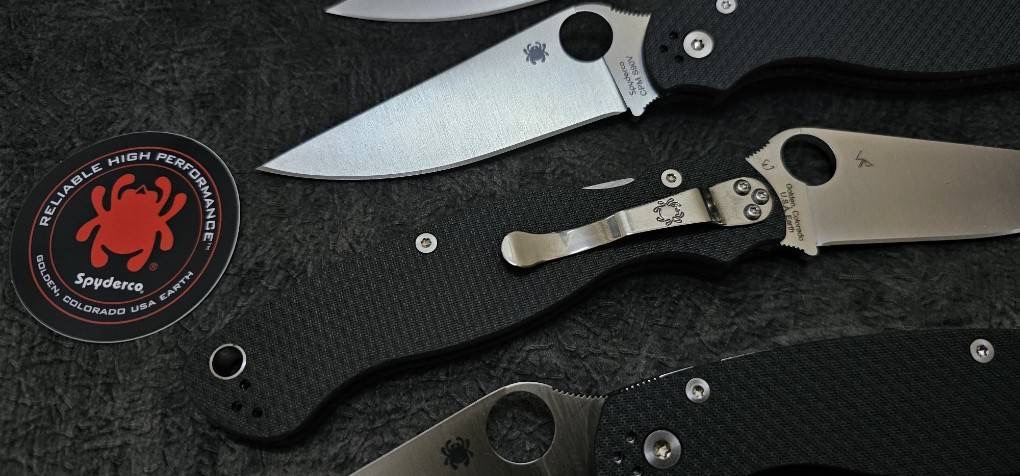 Spyderco Military 2 Compression Lock Knife Black Carbon Fiber Satin S90V Sprint Run