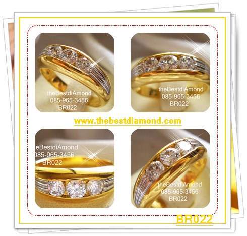 BR022R แหวนคู่ เก๋ๆๆ อีกแบบ งานสวย เรียบร้อย เป็นงานชุปสองสี 2 tone เป็นแบบ Unisex ใส่ได้ทั้ง ช ญ หรือใส่เป็นแหวนคู่