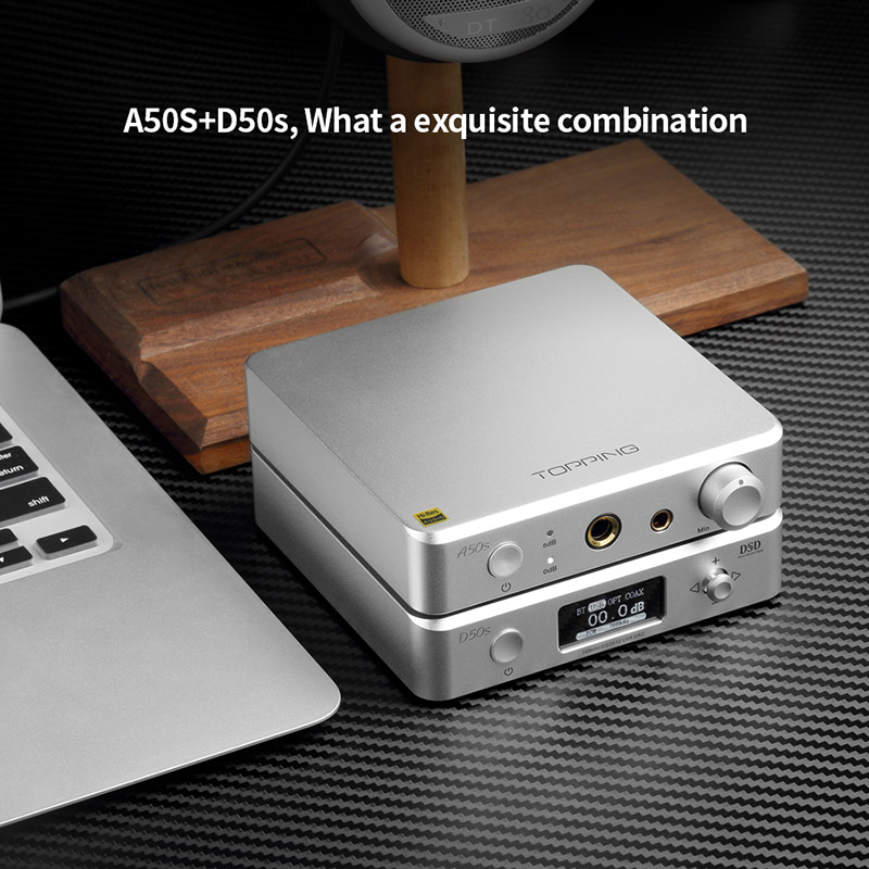 ขาย Topping A50S แอมป์หูฟังตั้งโต๊ะ รองรับ Hi-Res