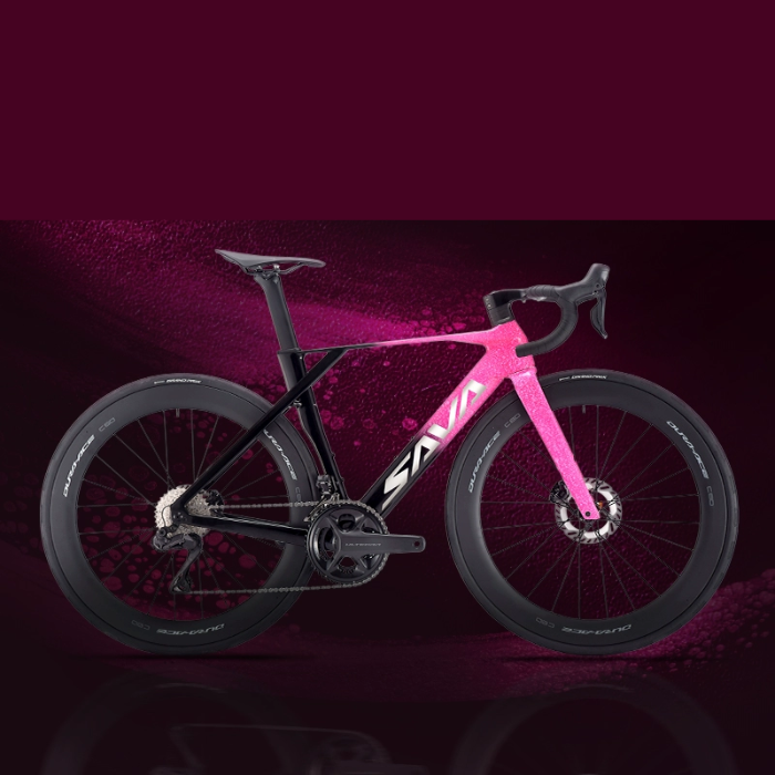 SAVA SLR8 Carbon Fiber Road Bike Shimano Ultegra Di2 8170 7.72kg Hydraulic Disc Brake | 2025