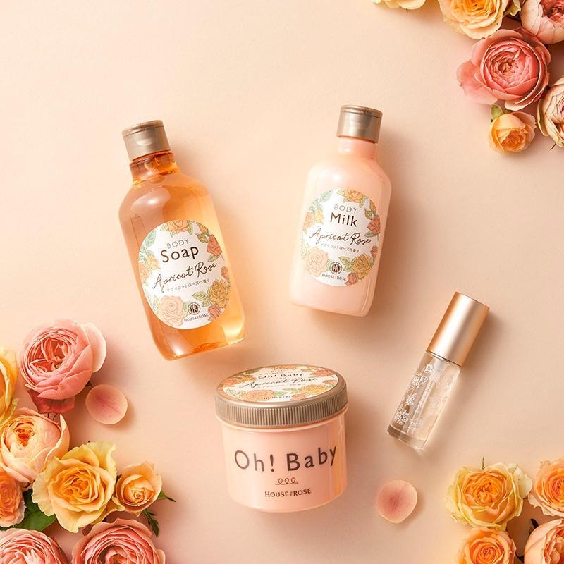 house rose สบู่อาบน้ำ/ครีมอาบน้ำ กลิ่น apricot rose