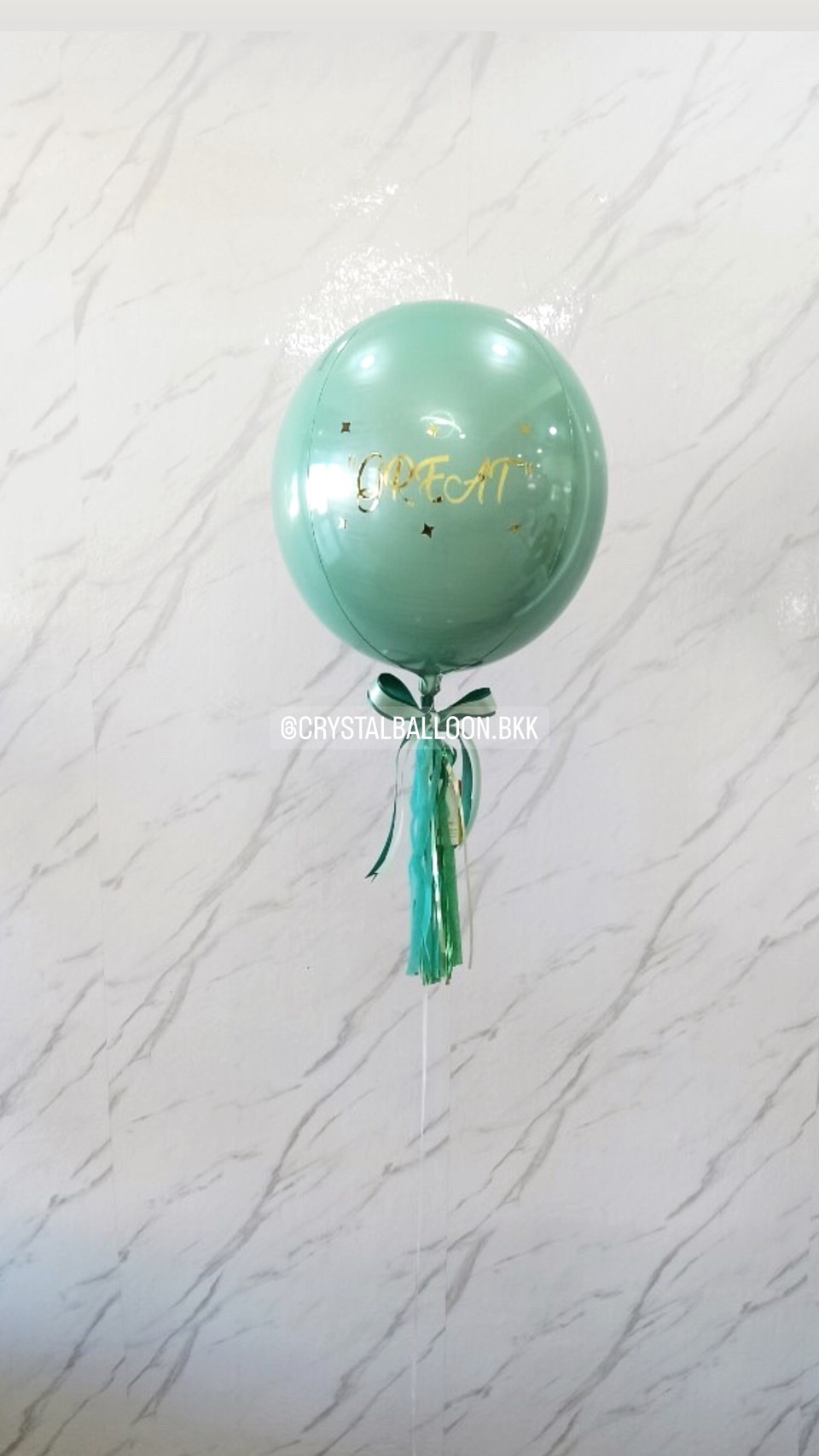 ลูกโป่ง โอกาสพิเศษอื่นๆ ฟอยล์กลม USA ขนาด 18" พร้อมตกแต่ง สามารถเปลี่ยนสีลูกโป่ง/เปลี่ยนข้อความได้