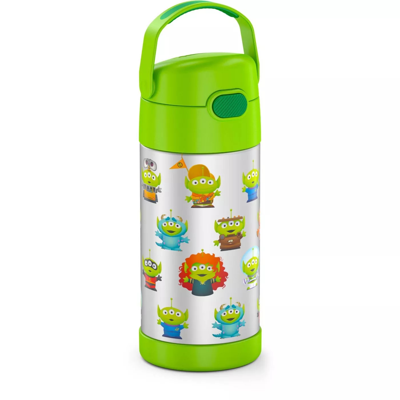 กระติกน้ำเก็บความเย็น ลาย Squeeze Toy Aliens Thermos 12oz FUNtainer Bottle