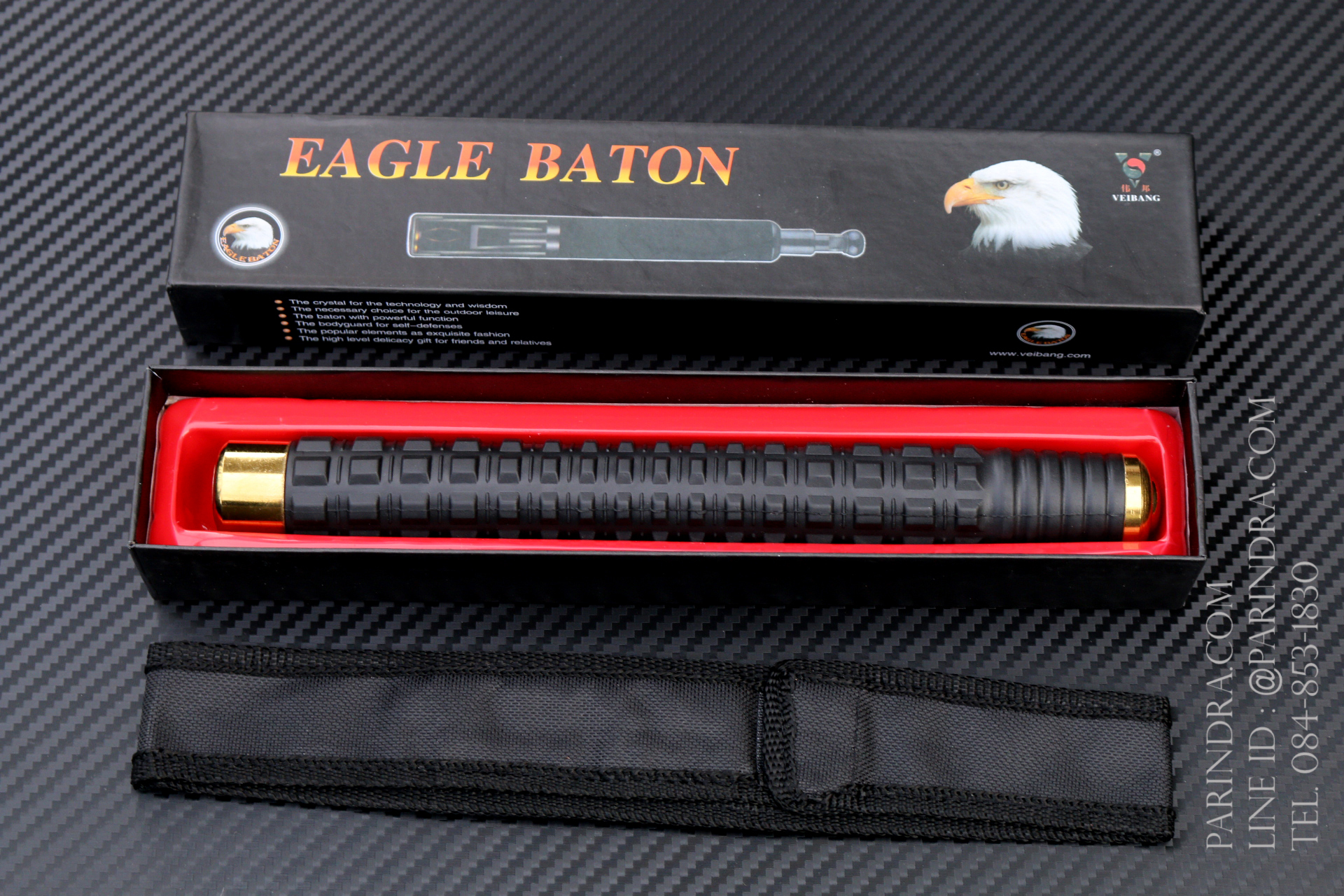 ดิ้วเหล็กอย่างดี Eagle Baton Patened 26 สีทอง ขนาด 25 นิ้ว