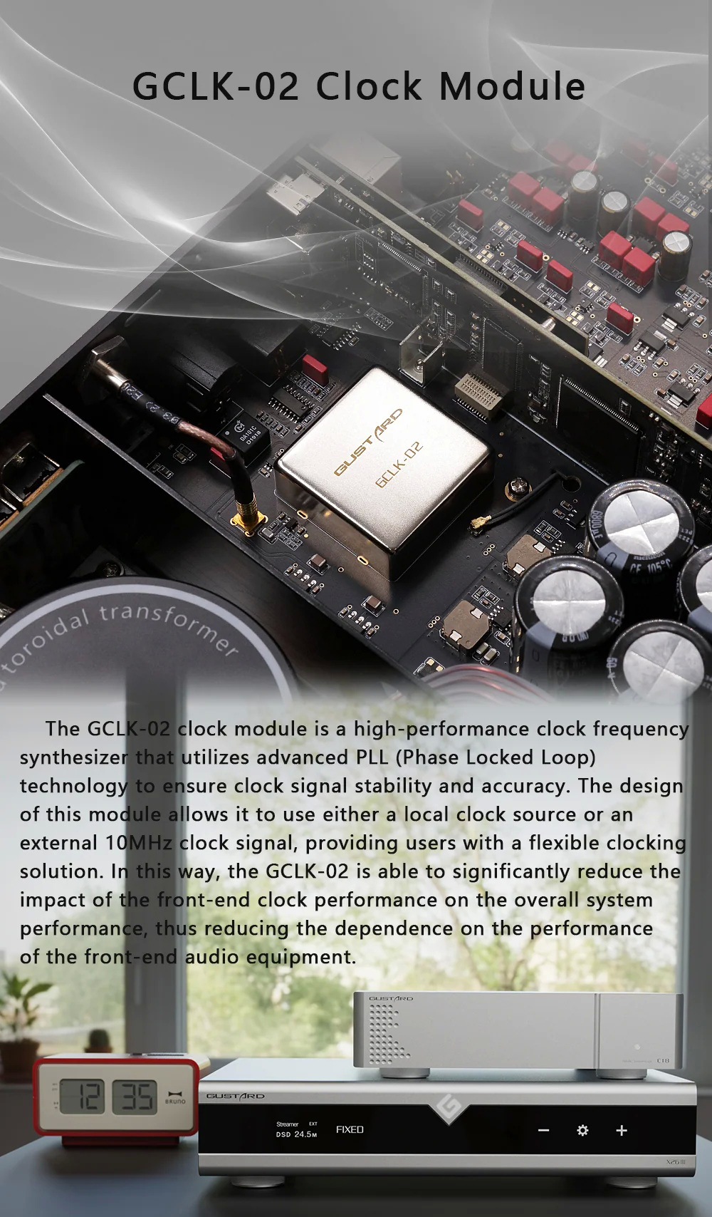 Gustard X26III DAC ตั้งโต๊ะระดับเรือธงชิป ES9039SPRO x2 รองรับ MQA, Roon bridge ประกันศูนย์ไทย