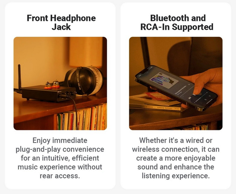 Fosi Audio P3 ปรีแอมป์หลอด 5654W x2 ปรับ Bass Treble ได้ สำหรับเครื่องเสียงบ้านหรือชุดหูฟัง ประกันศูนย์ไทย