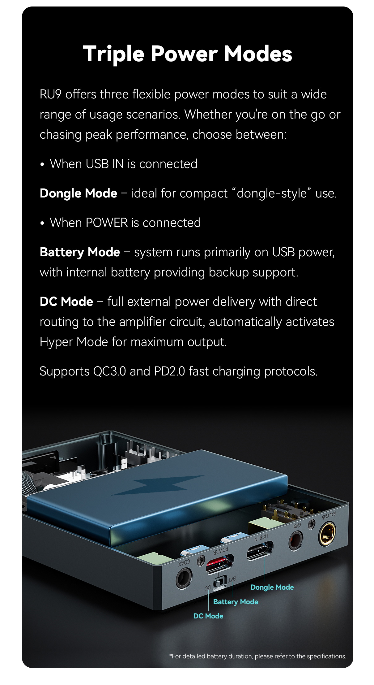 Cayin RU9 DAC/AMP พกพา หลอดสุญญากาศ Nutube 6p1 และ DAC Dual AK4493SEQ ประกันศูนย์ไทย