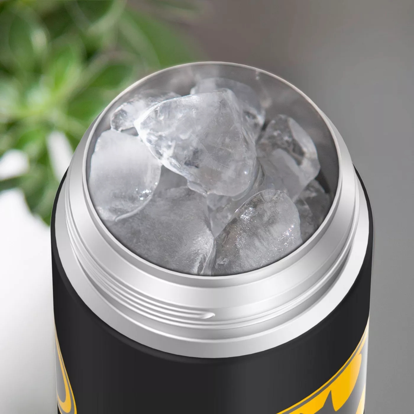 กระติกน้ำเก็บความเย็น Thermos Batman 12oz FUNtainer Water Bottle with Bail Handle - Black