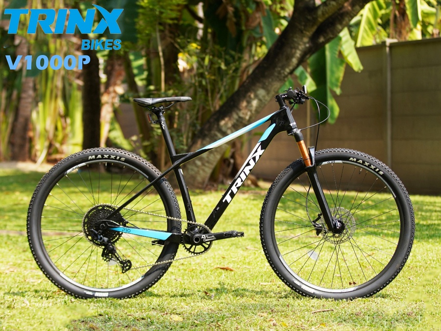 จักรยานเสือภูเขา TRINX V1000 Pro 29er wheelset, CARBON Frame, 29er 12สปีด เกียร์ SLX TRINX MY2022