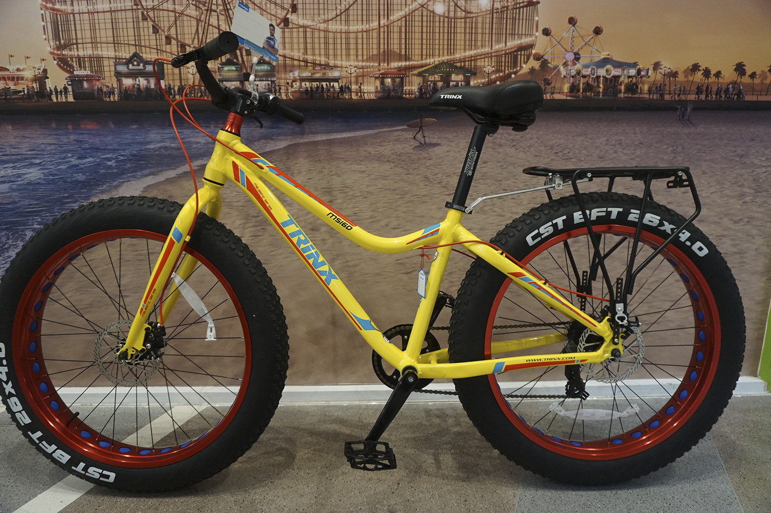 ตะแกรงท้าย VINCITA ALLOY REAR CARRIER ,C042, FATBIKE CARRIER (รองรับทั้งล้อธรรมดาและล้อโต) อลู