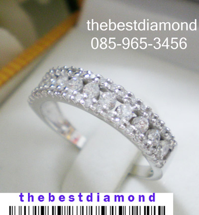 BR234RD==แหวนแถวperfect setting ดูดี มากๆ แหวนแถววงนี้สวยจริงๆ งานเรียบร้อย intrend วงไม่ใหญ่ ใส่ติดนิ้วได้ตลอดเลยค่ะ