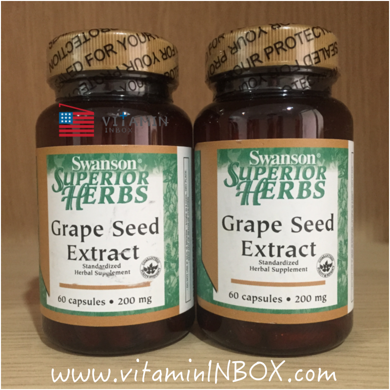 Swanson Grapeseed Extract 200 mg 60 Caps