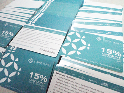 ตัวอย่างการ์ด ไอเดีย รัน NumBer รัน QRcode รัน BarCode