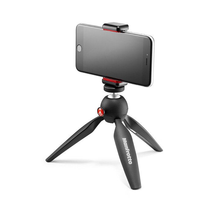ขาตั้งกล้อง Mini Tripod Black with Universal Smartphone Clamp MF-MKPI-XICBK Manfrotto ประกันศูนย์ 5 ปี ครับ