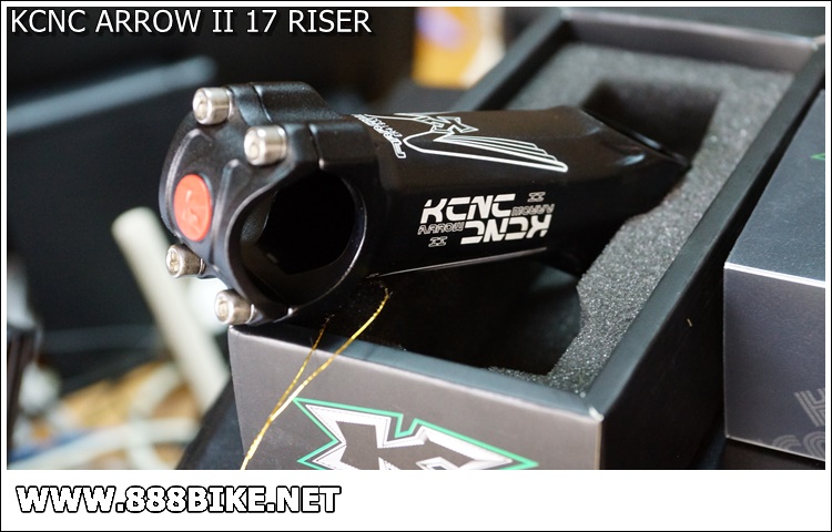 คอแฮนด์อัลลอยด์ KCNC ALLOW II 6061 AL, 110mm-130MM.. 17 Riser,Oversize