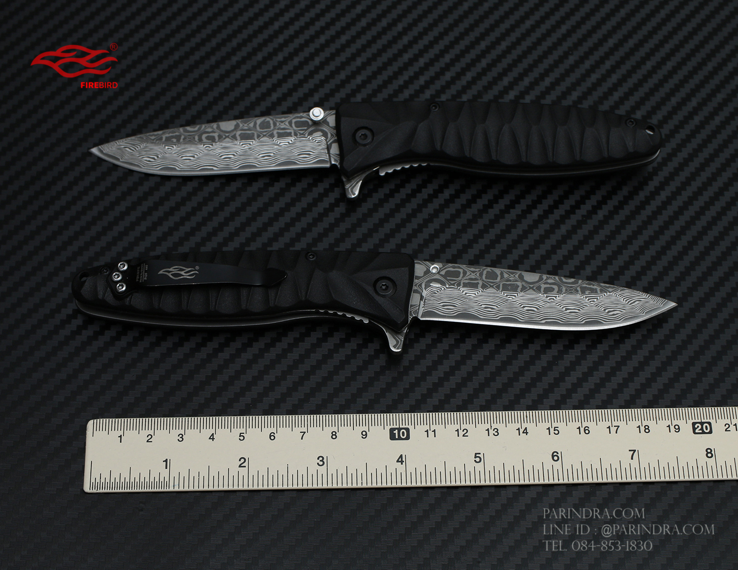 มีดพับ GANZO FIREBIRD F620-B2 ด้ามสีดำ ของแท้ 100%