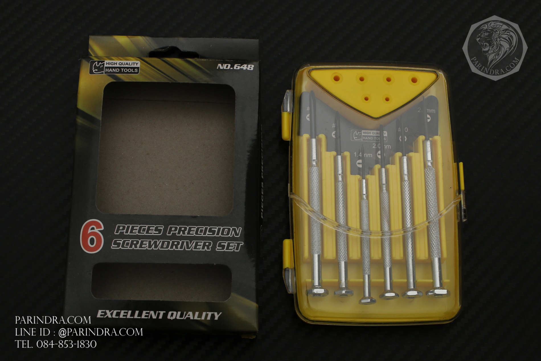 RHINO BRAND No.648 ชุดไขควงขนาดเล็ก 6 ขนาด Screwdriver Set