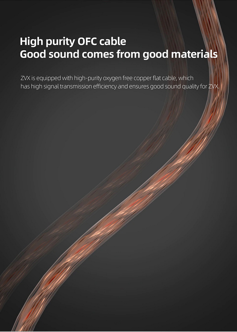 ขาย KZ ZVX หูฟังไดนามิกเทคโนโลยีใหม่ Pioneered เสียงระดับเรือธง ประกันศูนย์ไทย