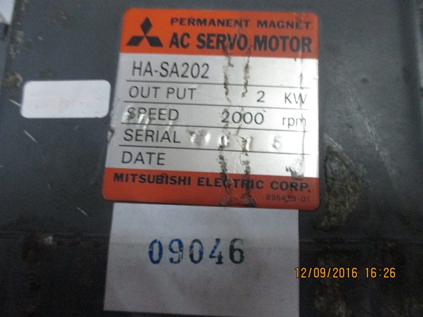 SERVO MOTOR “ MITSUBISHI ” รุ่น HA-SA202