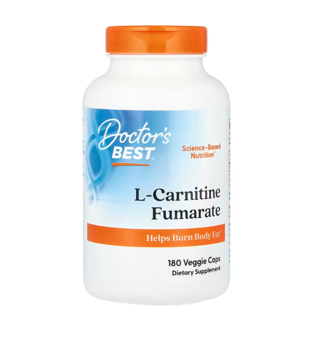 Doctor's Best L-carnitine Fumarate 855 mg 180 Veg Caps