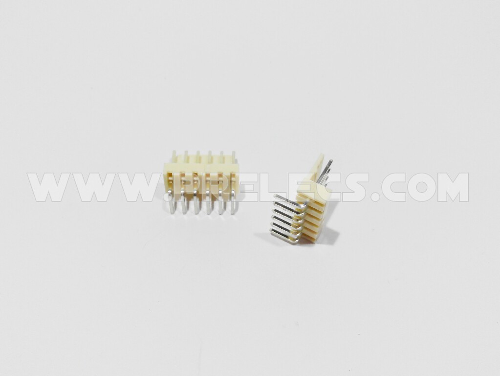 Housing Connector 2.54mm 6P ผู้งอ