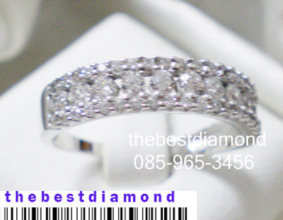 BR234RD==แหวนแถวperfect setting ดูดี มากๆ แหวนแถววงนี้สวยจริงๆ งานเรียบร้อย intrend วงไม่ใหญ่ ใส่ติดนิ้วได้ตลอดเลยค่ะ