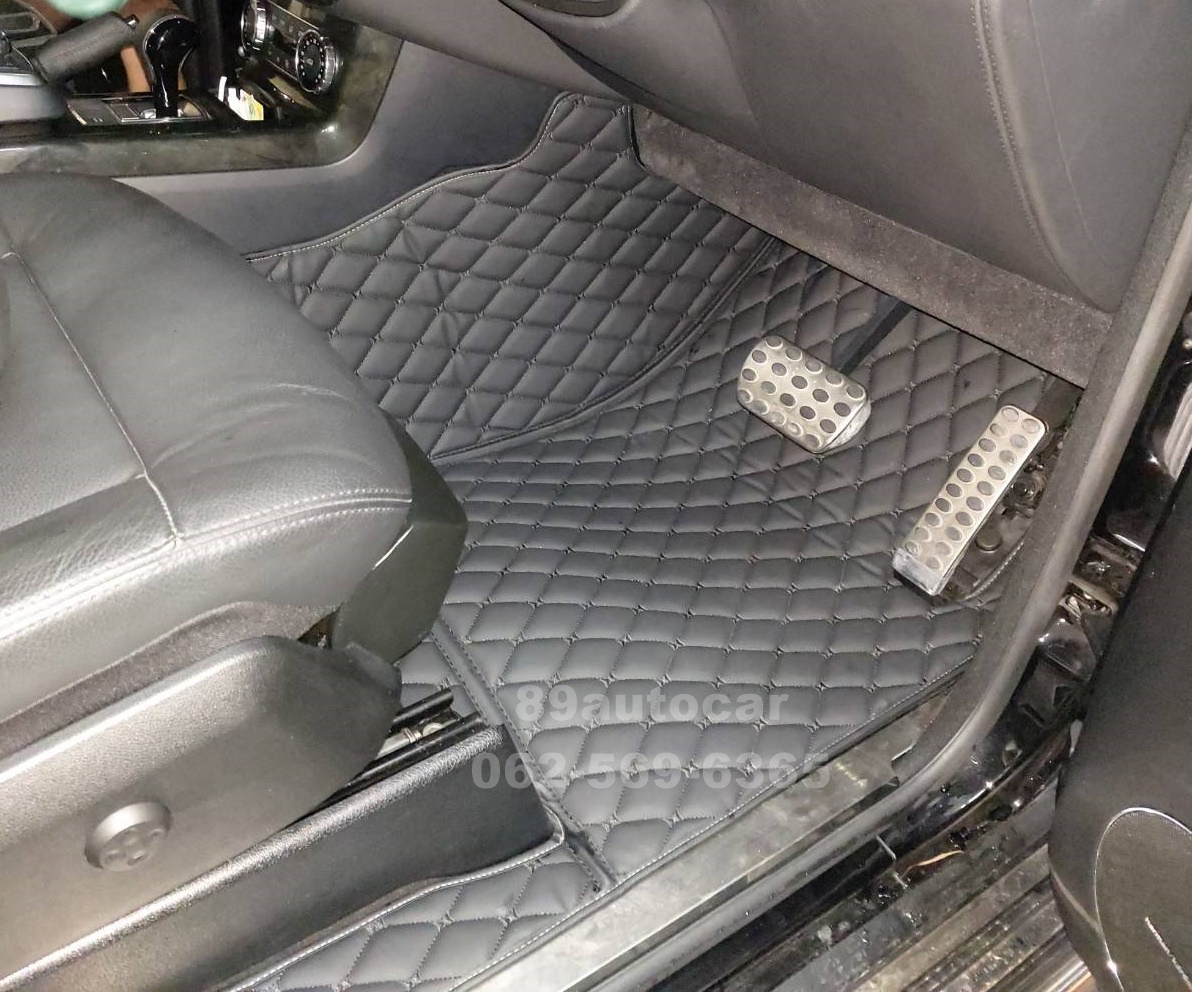 พรมรถยนต์ Benz G350d ปูพรมหกดี สีดำล้วน เต็มคัน