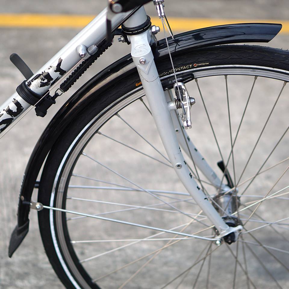 บังโคลนจักรยานทัวร์ริ่ง VINCITA F02 Fender for 26"-700C wheel (Wide 4 CM.)