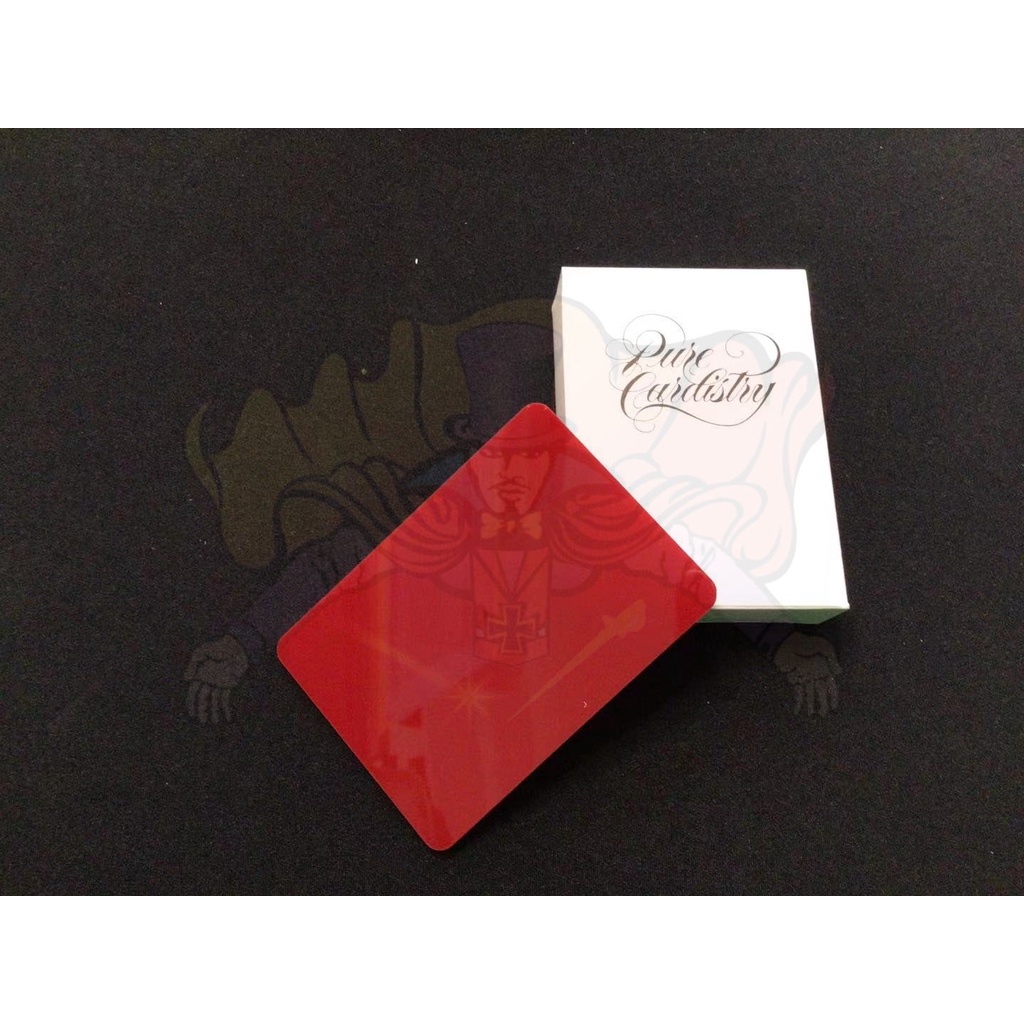 อุปกรณ์เสริมมายากล แผ่นพลาสติก ฝึกตัดไพ่ Trainer Deck (Pure Cardistry) By TCC