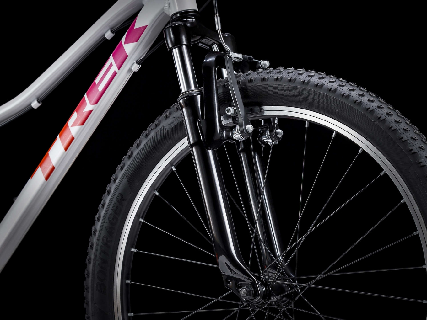 จักรยานเด็ก จักรยานเสือภูเขา TREK PRECALIBER 24" GIRLS เฟรมอลู ล้อ 24 นิ้ว 1*8 Speed BTK20KPC24SG, TREK MY2022