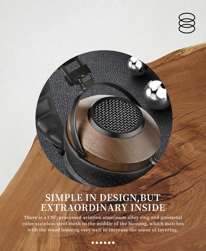 Sivga SV023 หูฟัง Headphone ไดรเวอร์ไดนามิก ไดอะแฟรมชุบเบริลเลียม ไม้แบบเปิดด้านหลัง ประกันศูนย์ไทย