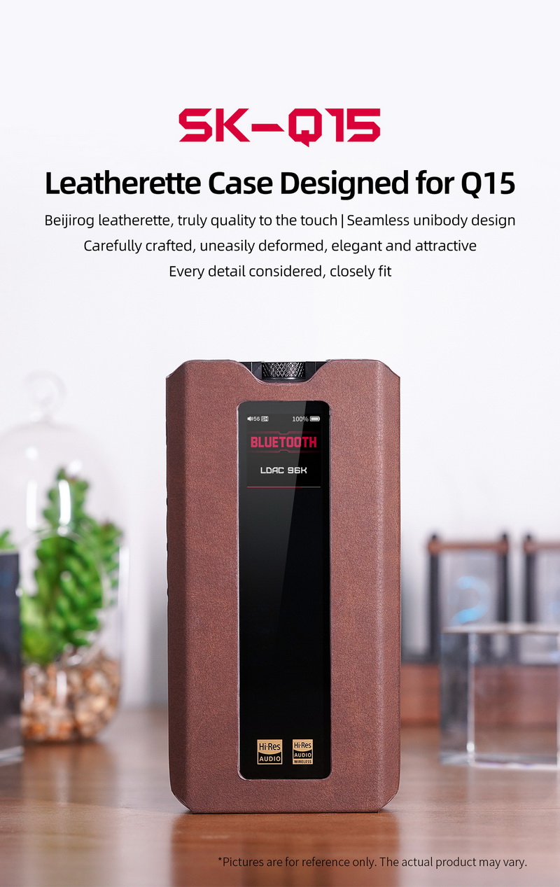 FiiO SK-Q15 เคสหนังสำหรับ Q15 ให้การป้องกันที่ยอดเยี่ยม ทนทาน เฉพาะเคส [-เคส-]