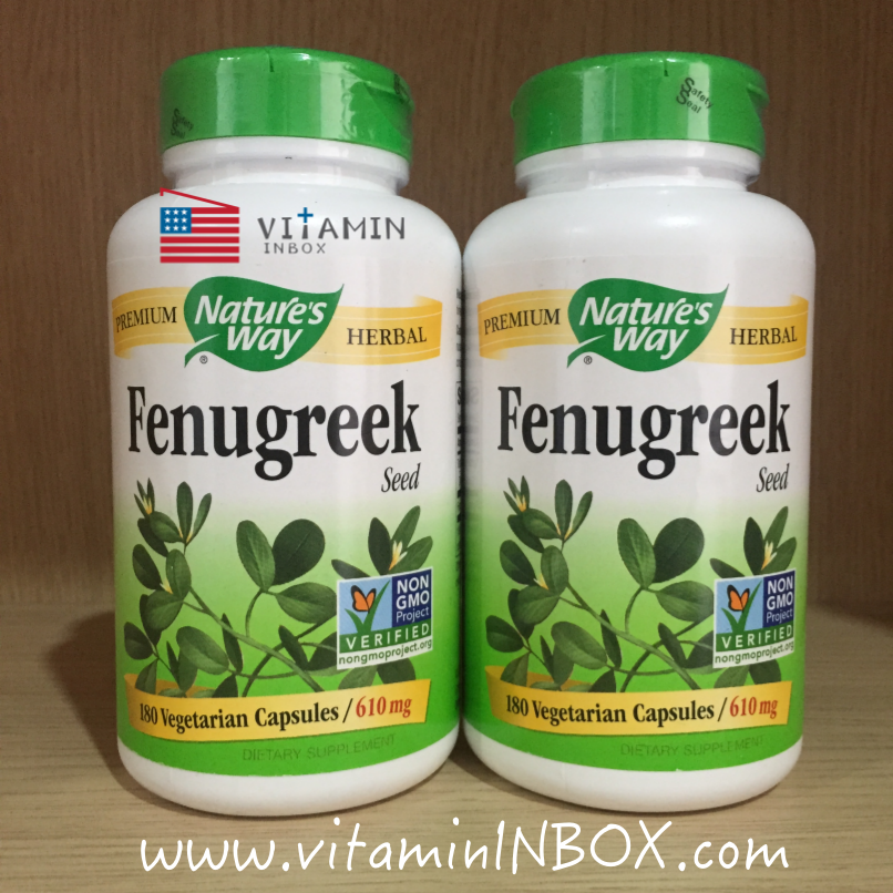 Nature's Way, Fenugreek Seed, 610 mg, 180 Capsules