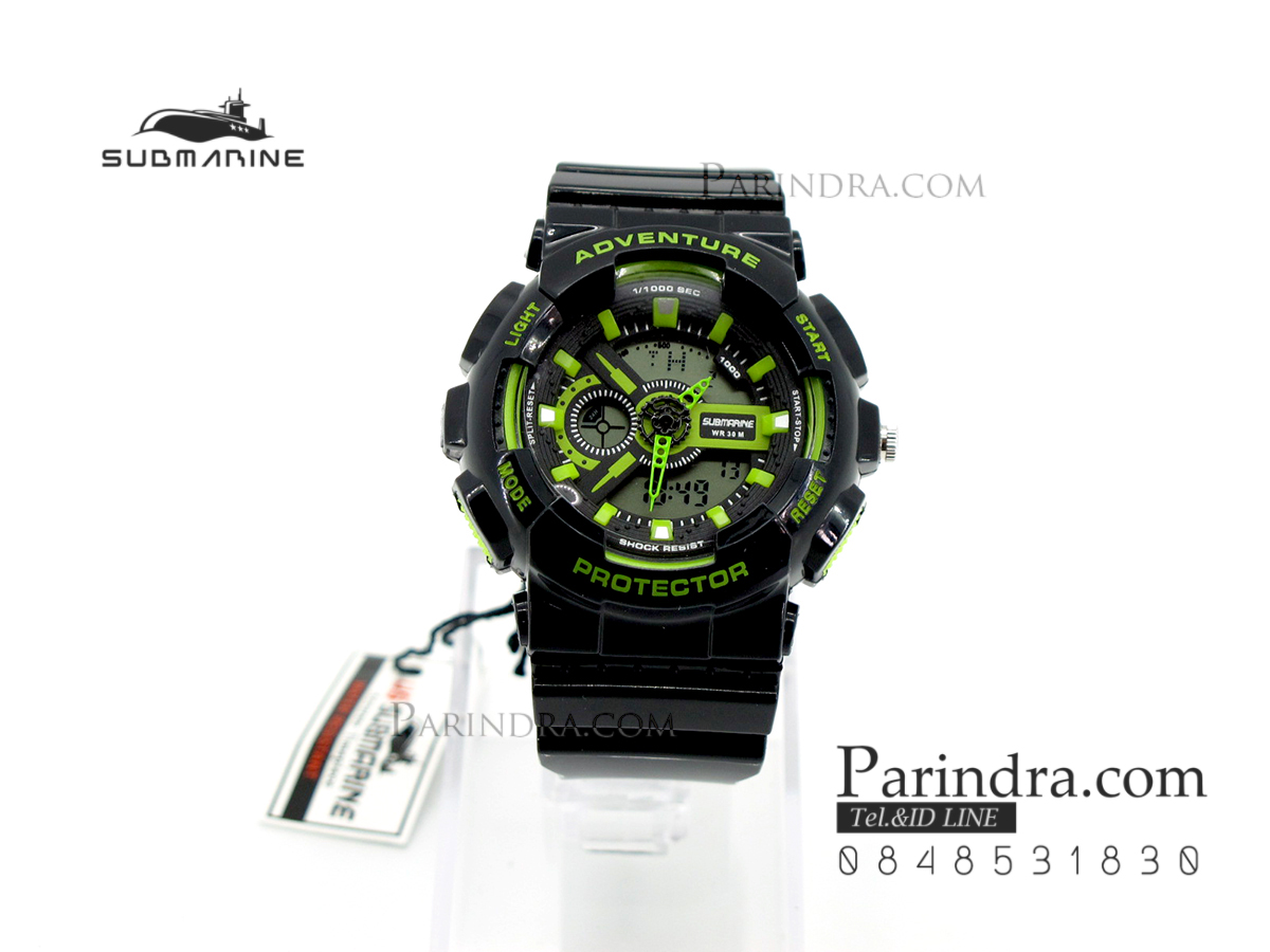 นาฬิกา US submarine Adventure Protector รุ่น TP3163L สีดำ-เขียว