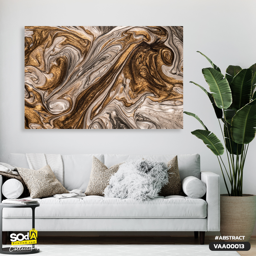 ภาพตกแต่งบ้านสำเร็จรูป Quintessence Gold VAA00013 #SOdAcollection #ภาพตกแต่งบ้านสไตล์แอ็บสแตรค #ABSTRACT