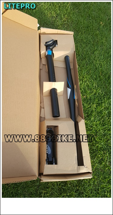 ชุดแฮนด์-เสตม-หลักอาน "LITEPRO" NEO SETSมีสีฟ้า