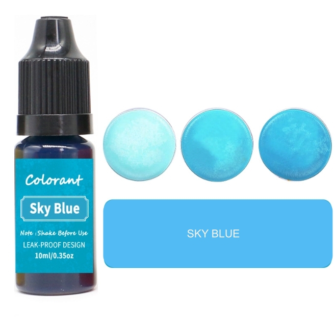 สีผสมเทียนน้ำ-SKY BLUE