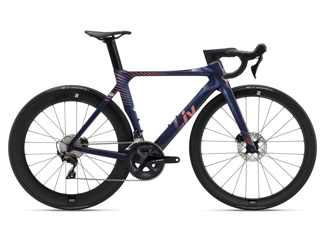 จักรยานเสือหมอบ LIV Enviliv Advanced Pro 2 Disc, Women Aero Race bike, 22Speeds 105, 2022