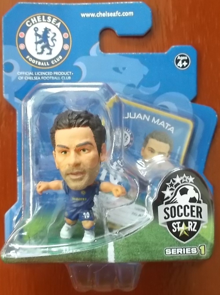 ตุ๊กตาโมเดลนักฟุตบอล ฮ.มาตา สโมสรเชลซี ซอคเกอร์สตาร์ซ - SOC014 (2013) ใหม่ / J.MATA CHELSEA Football Club SoccerStarz Football Figure - SOC014 (2013) NEW