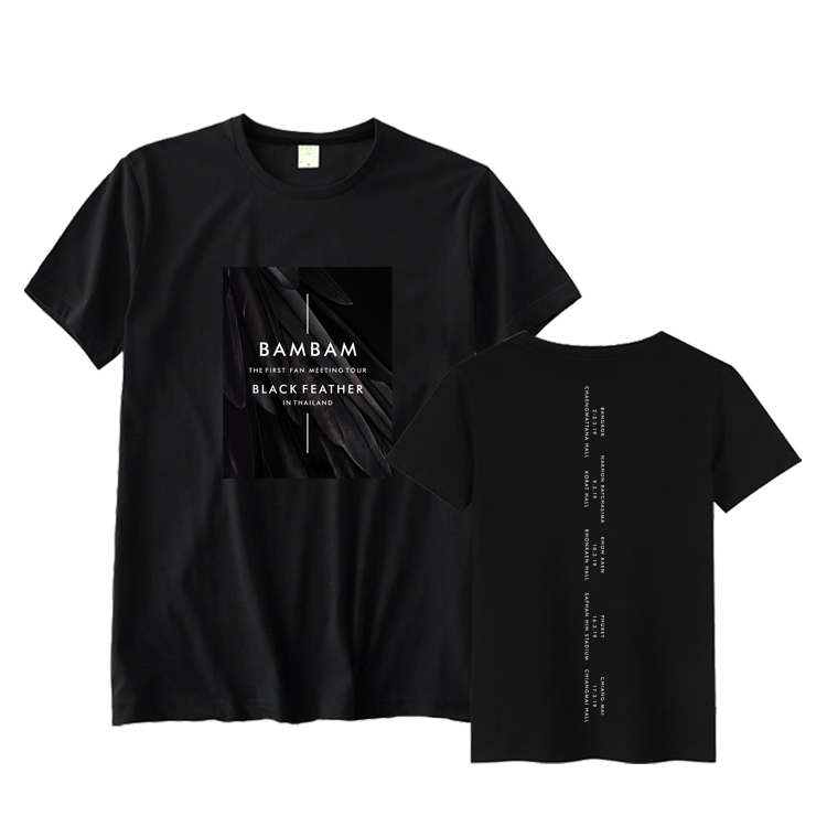 เสื้อยืด (T-Shirt) BAMBAM - BLACK FEATHER
