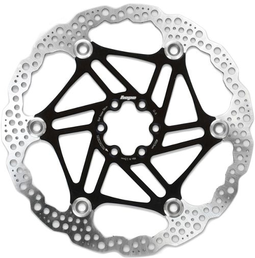 ใบดิสเบรค HOPE DISC ROTORS ,6 รู Laser cut and heat treated, 180MM