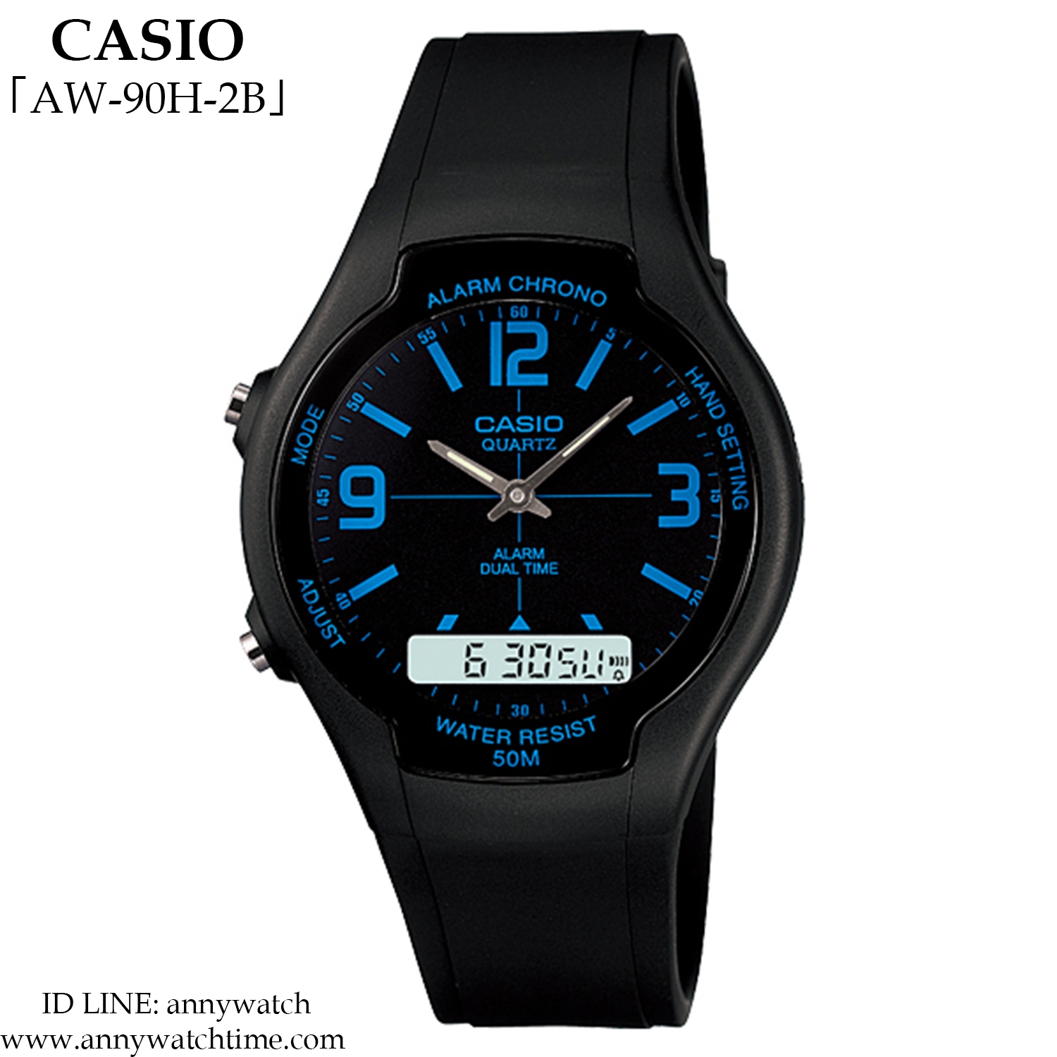 CASIO AW-90H-2B