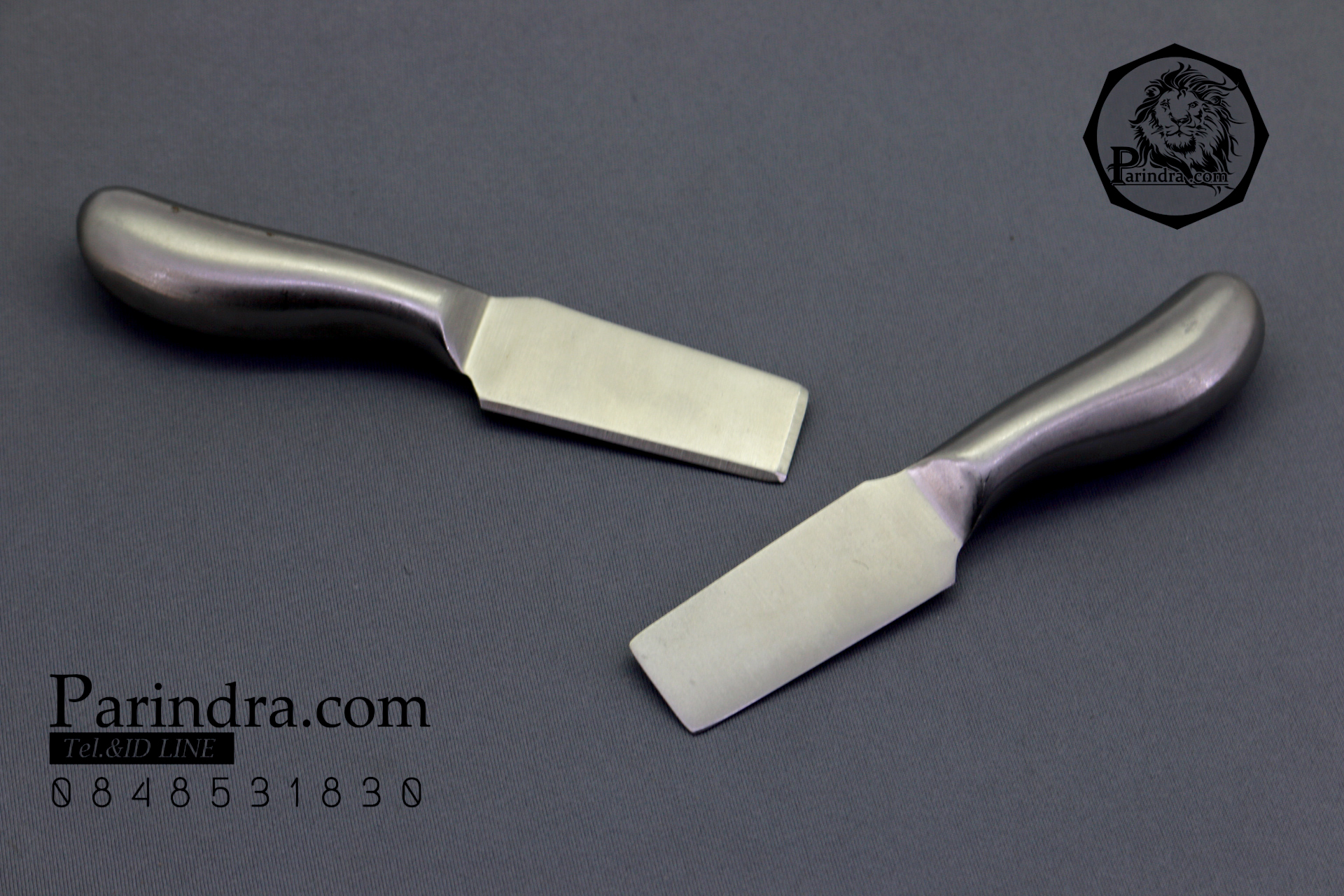 มีดสั้นสแตนเลสแท้ สำหรับทำอาหาร แสตนเลสแท้ 100% แบบหัวตัด