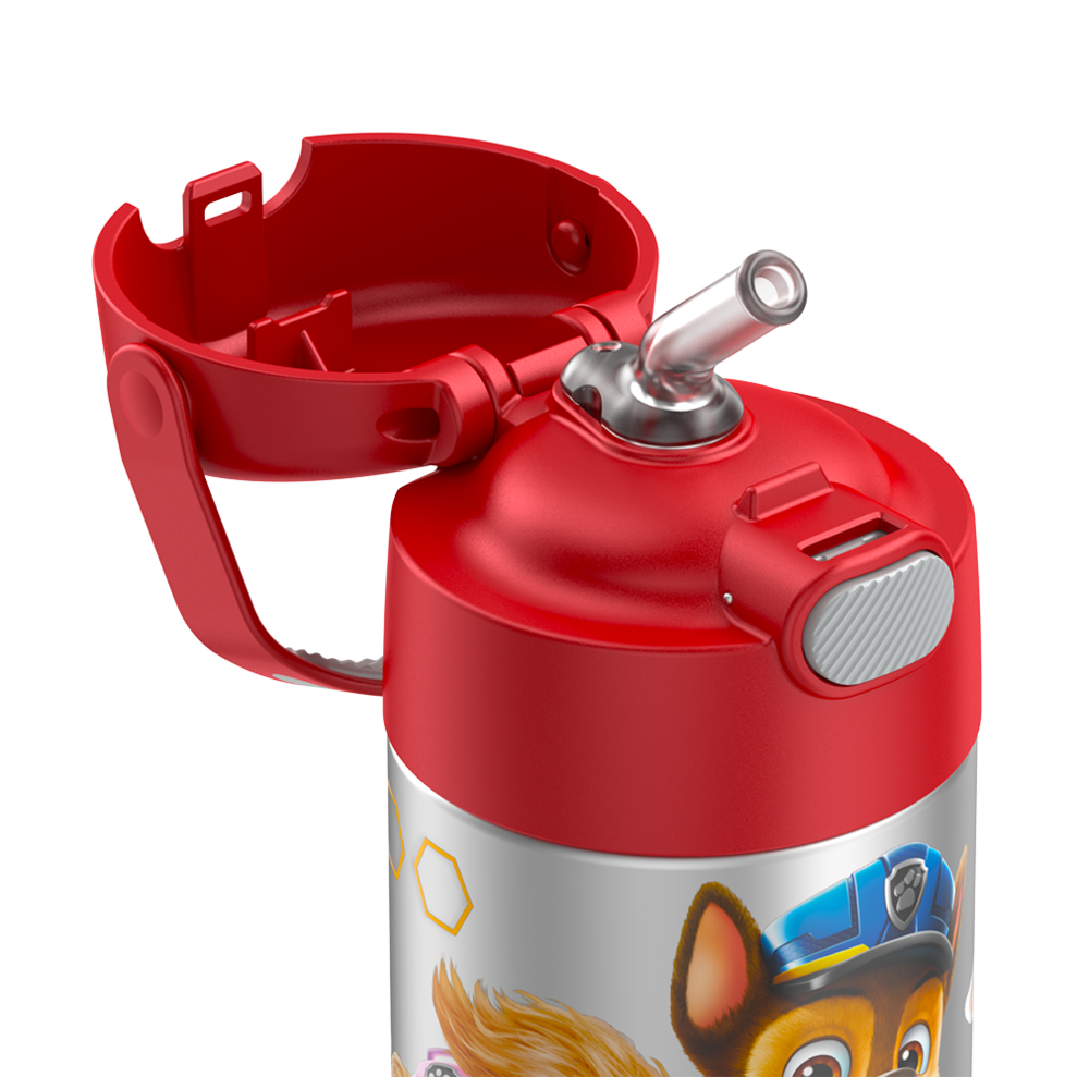 กระติกน้ำเก็บความเย็น Paw Patrol Thermos Vacuum Insulated Stainless Steel 12 Ounce Funtainer with Straw