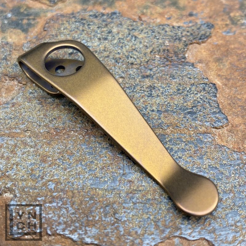 Spyderco Para 3 Clip - Right Handed - Bronze Anodized