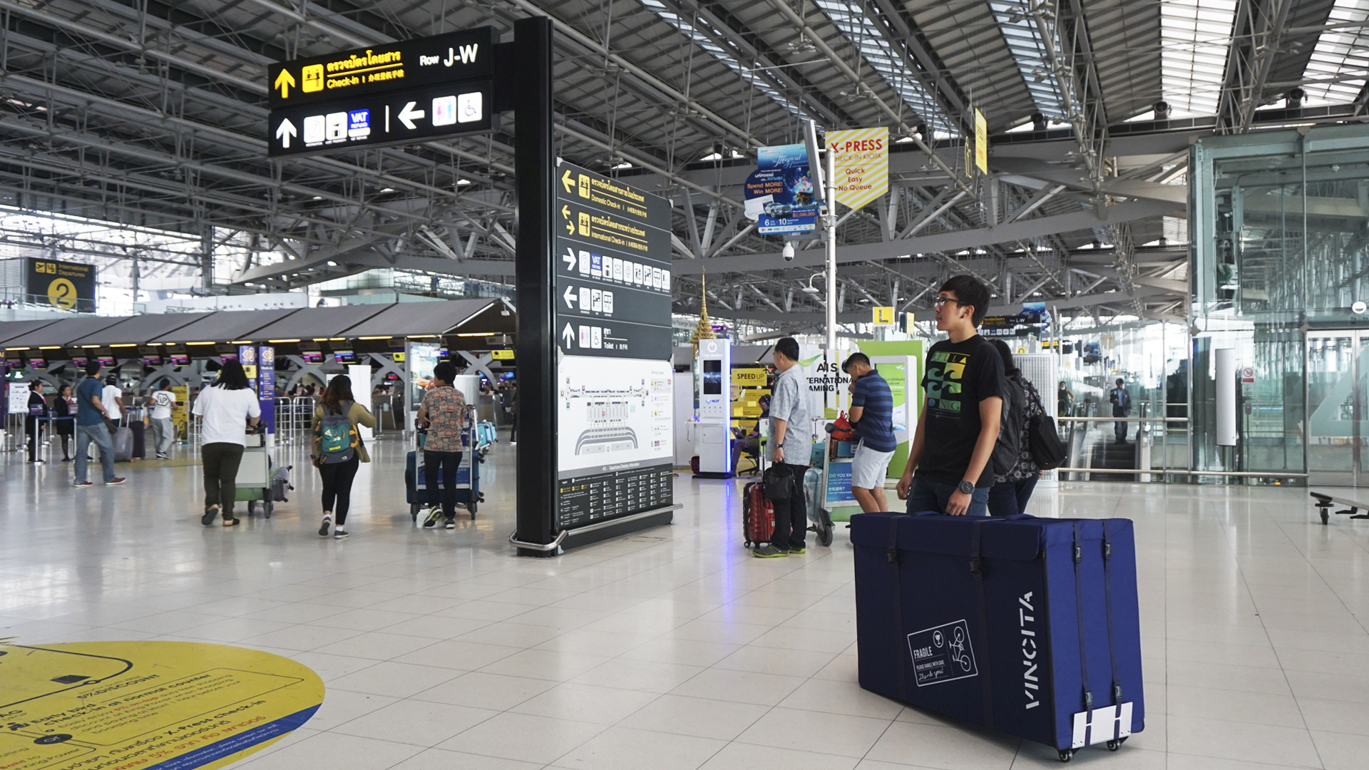 Vincita B144X TRAVEL BAGS กระเป๋าใส่จักรยานกึ่ง HARD CASE พร้อมล้อลาก (เหมาะสำหรับเดินทางโดยนำขึ้นเครื่องบิน)