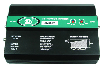 WIDE BAND BOOSTER DBY DA-120 (SLOPE)