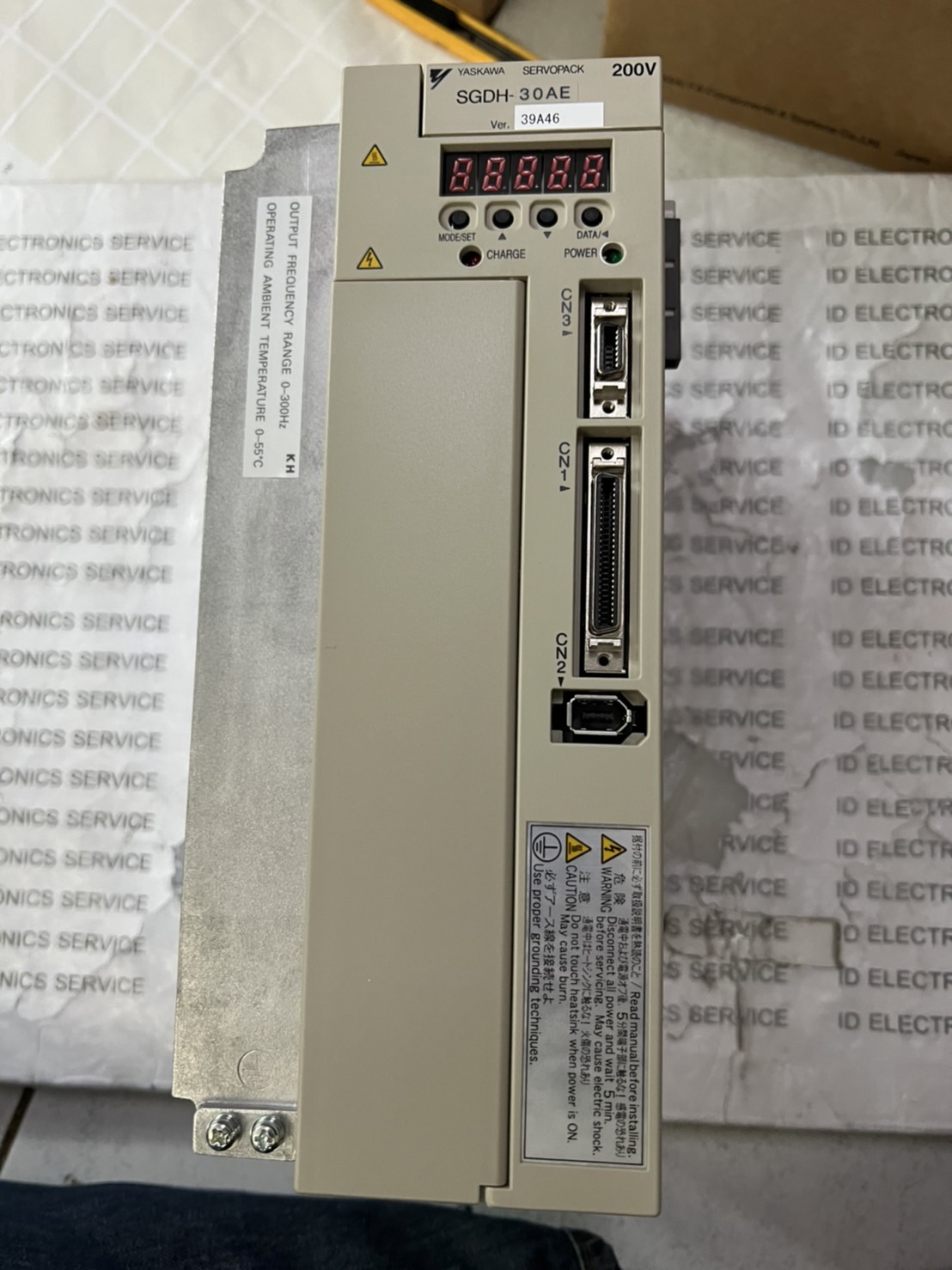 SGDH-30AE SERVO DRIVE " YASKAWA "